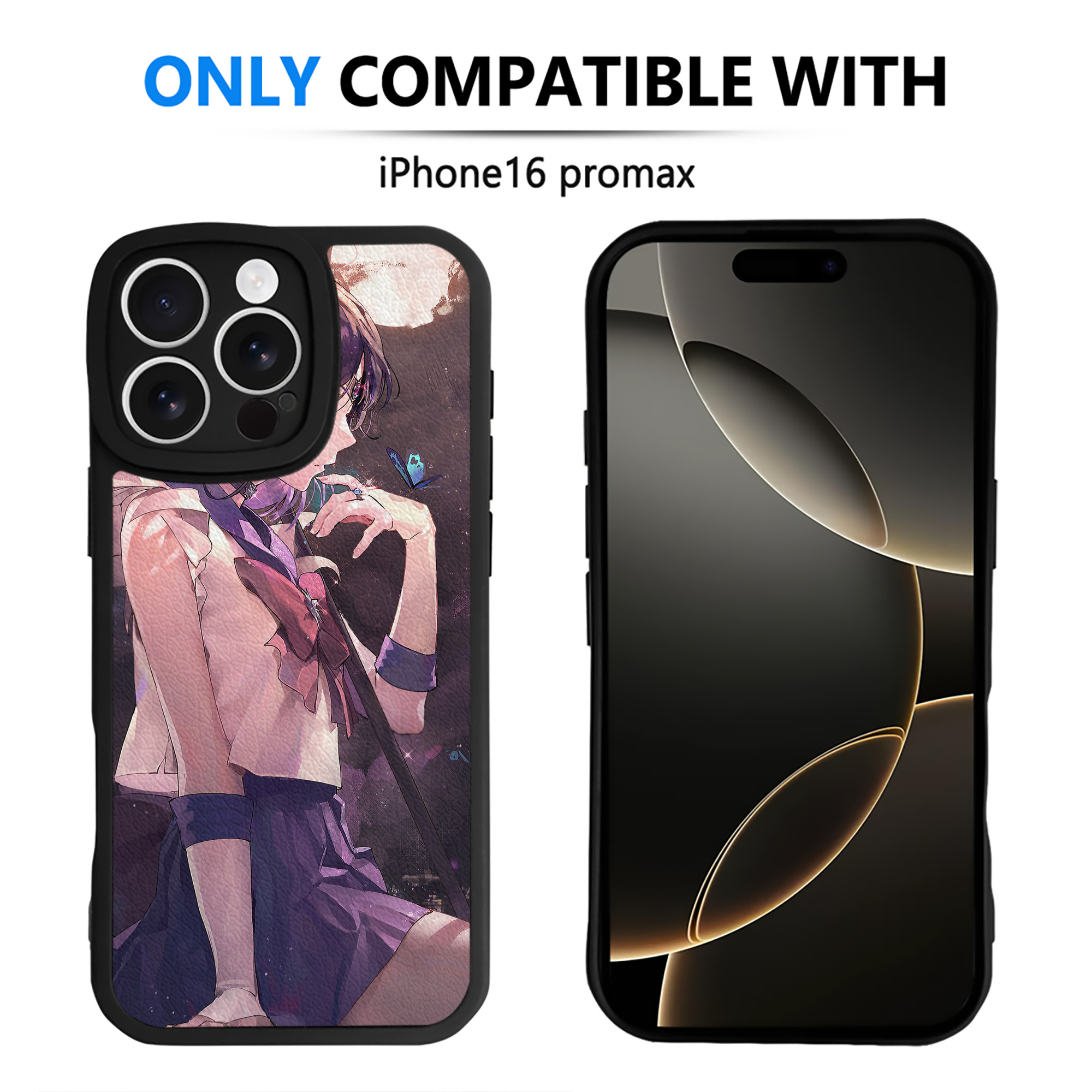 （画像用） 美少女戦士セーラームーン Sailor Moon 【iPhone 16シリーズ対応】シリコンスマホケース（レザー調） 材質：シリコン
